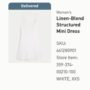 Hollister White Mini Dress